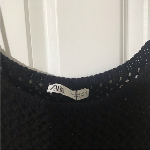 ZARA POINTELLE KNIT TOP NWT - Picture 2 of 3